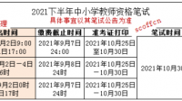 2021年下半年教師資格證成績什么時