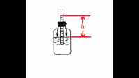 初中物理課本上的自制氣壓計，瓶內(nèi)壓
