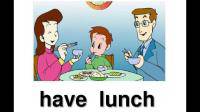 We have lunch _____ 1 o’clock__