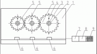 二級(jí)定軸減速機(jī)構(gòu)，知道齒數(shù)，輪胎型號(hào)