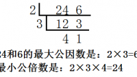 請(qǐng)問(wèn)數(shù)學(xué)：  問(wèn)題一  24 和 6 的最簡(jiǎn)