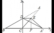 將△ABC沿著平行于BC的直線折疊，點(diǎn)A