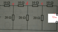 用戴維南和疊加定理求電流i