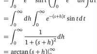 函數(shù)f（t）=et的拉氏變換為